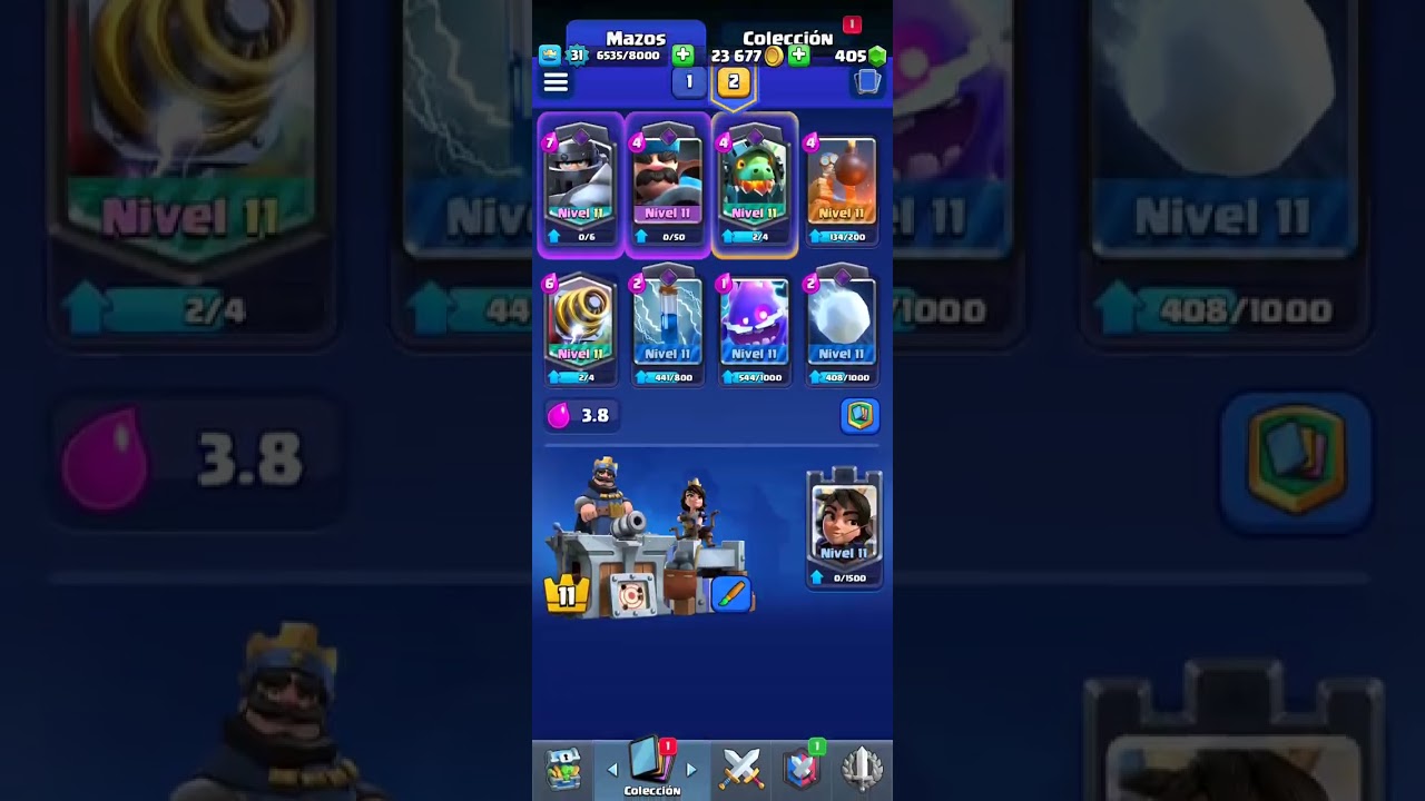 Jugando class royale 😛