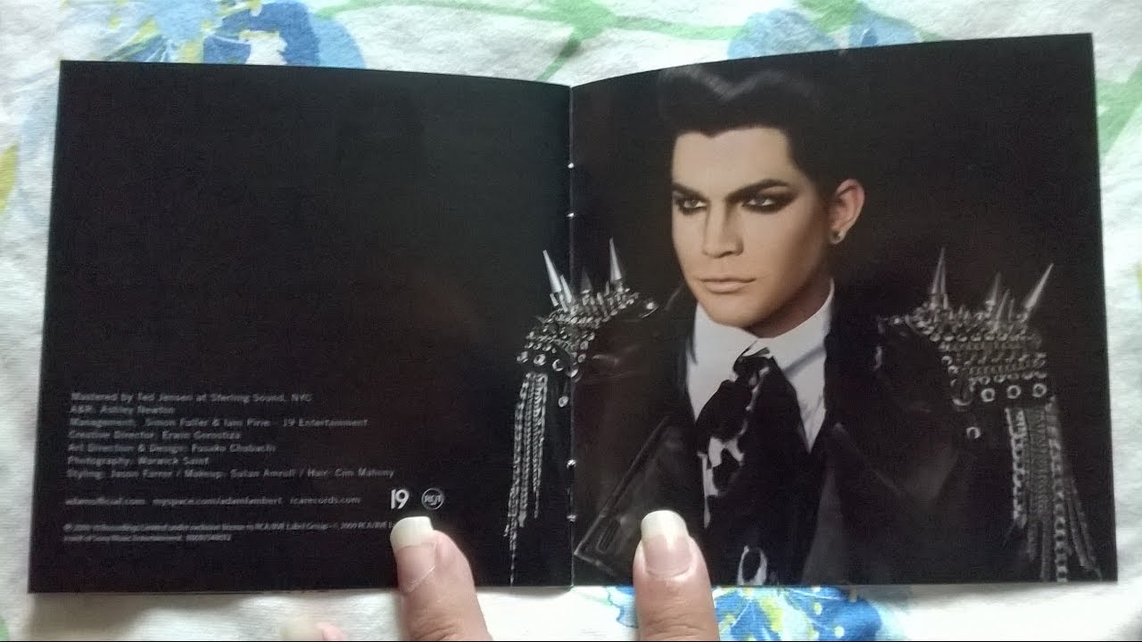 Unboxing Cd Adam Lambert - For Your Entertainment