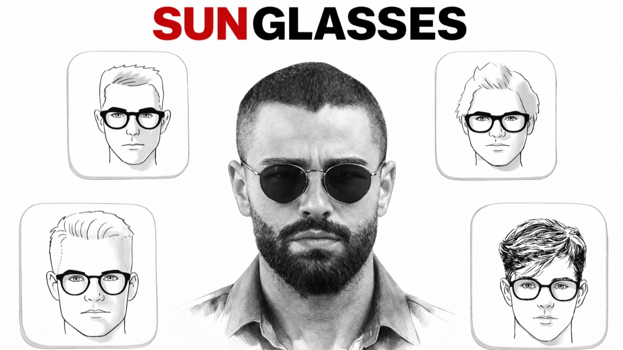 Look Smart with SUNGLASSES Designed for Your Face Shape