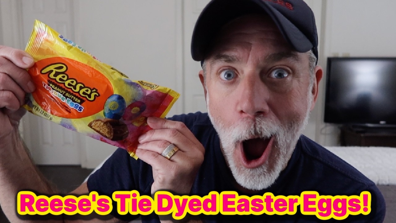 Пробую НОВЫЕ пасхальные яйца Reese’s Tie Dyed Easter Basket Eggs из лимитированной серии!