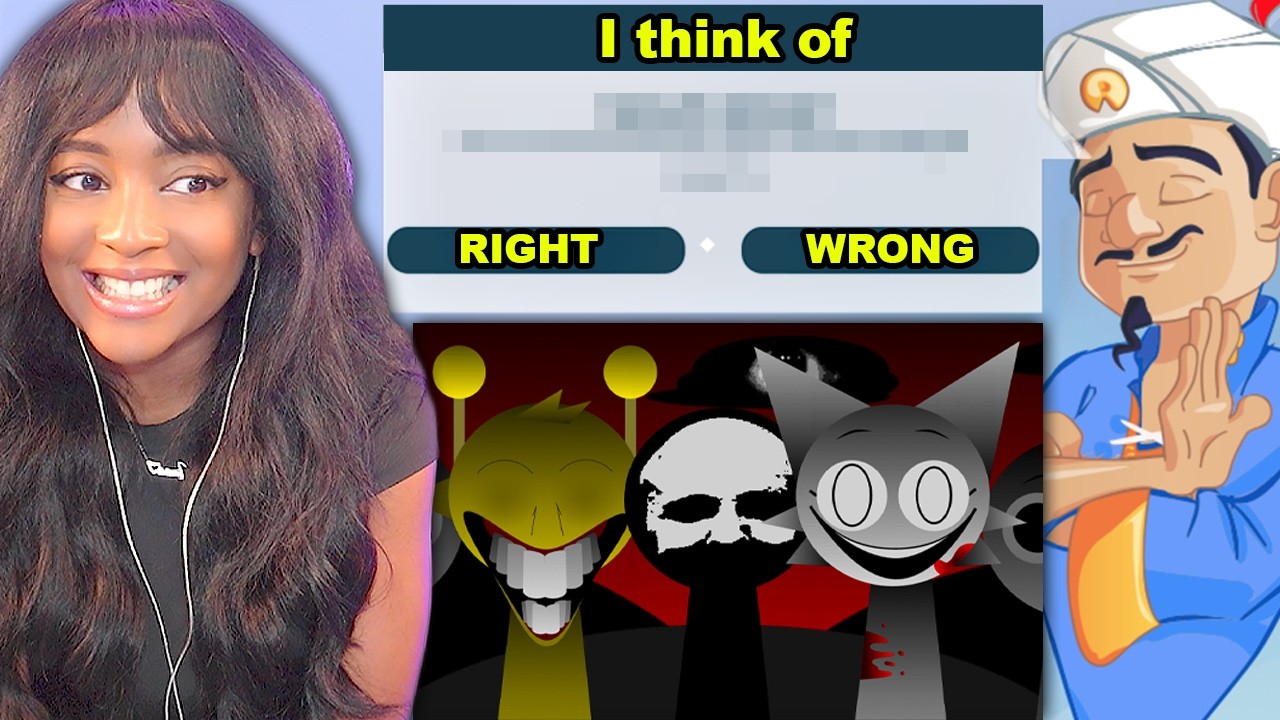 Can Akinator guess Sprunki Incredibox?!!