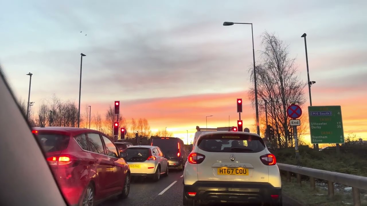 The sky in the UK this morning was beautiful.