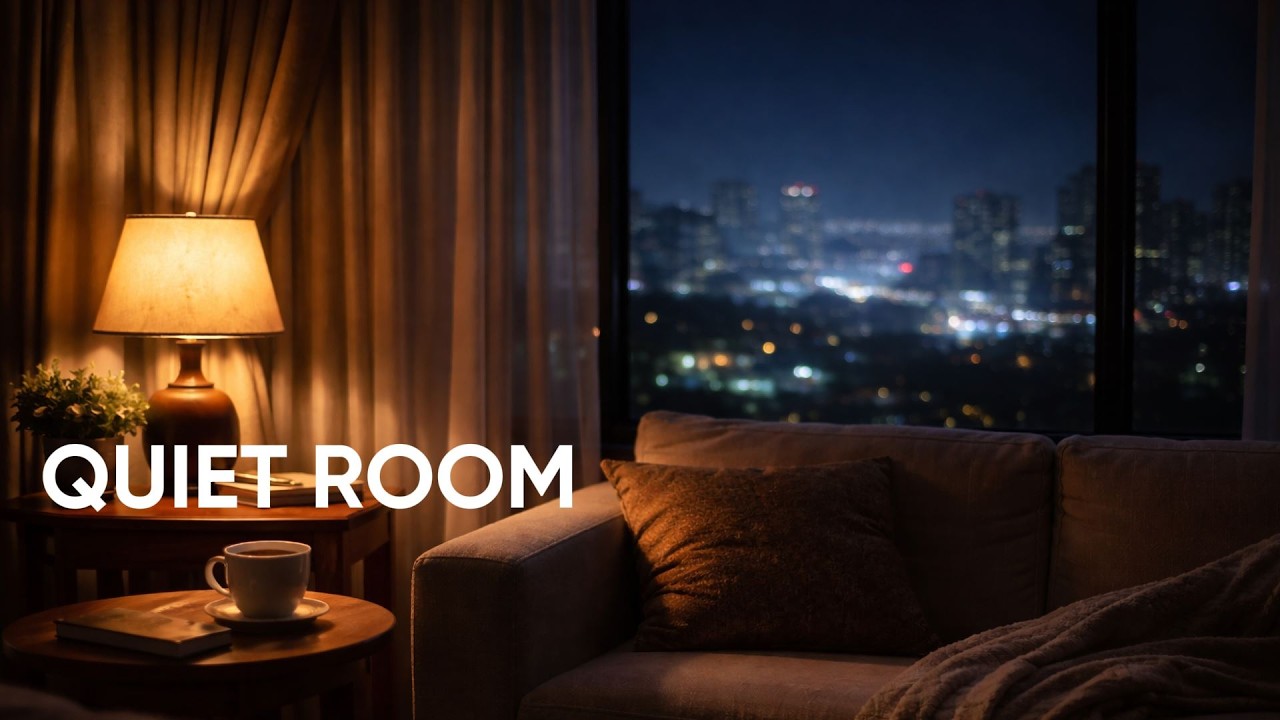 Cozy Room While the World Outside Is Asleep