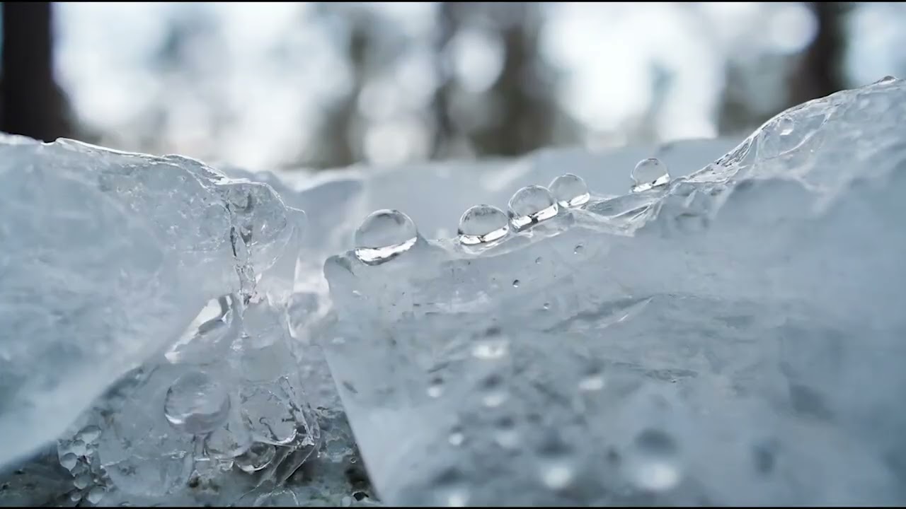 Gentle Rain on Natural Ice | Relaxing Piano Meditation