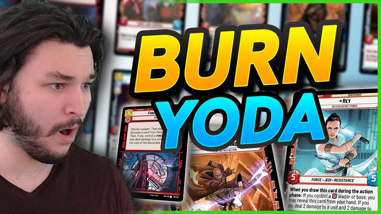 NEW BURN YODA! ABUSING REY! | Star Wars Unlimited