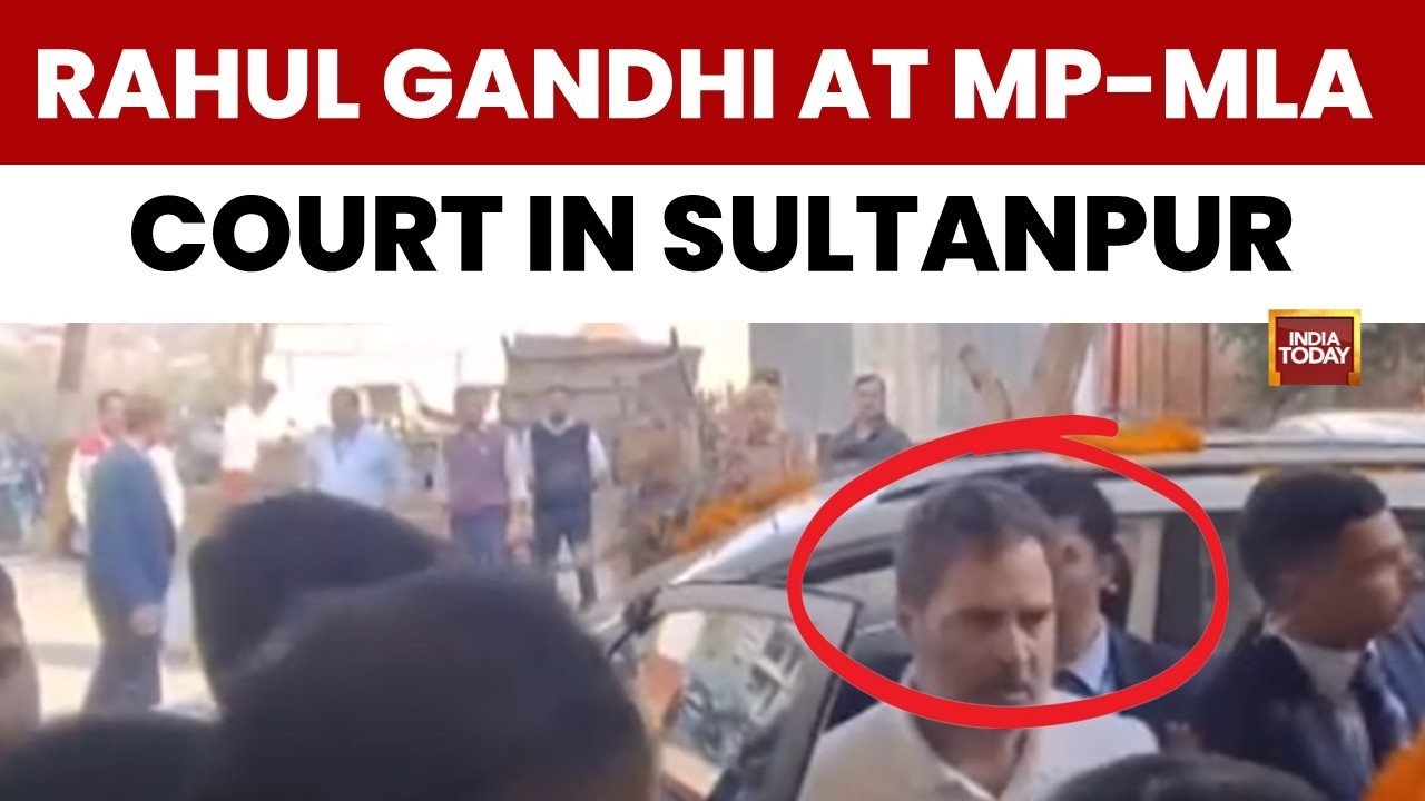 Rahul Gandhi Appears In Sultanpur Court Over Defamation Case Against Amit Shah