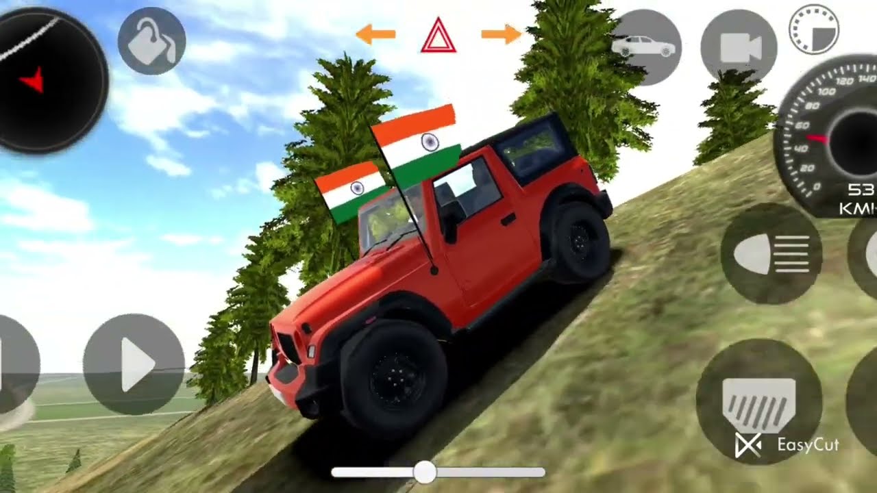 Modified Mahindra Thar😈Games:Indian Red Thar (Gadi Wala Games) Car Game Android Game - #2025