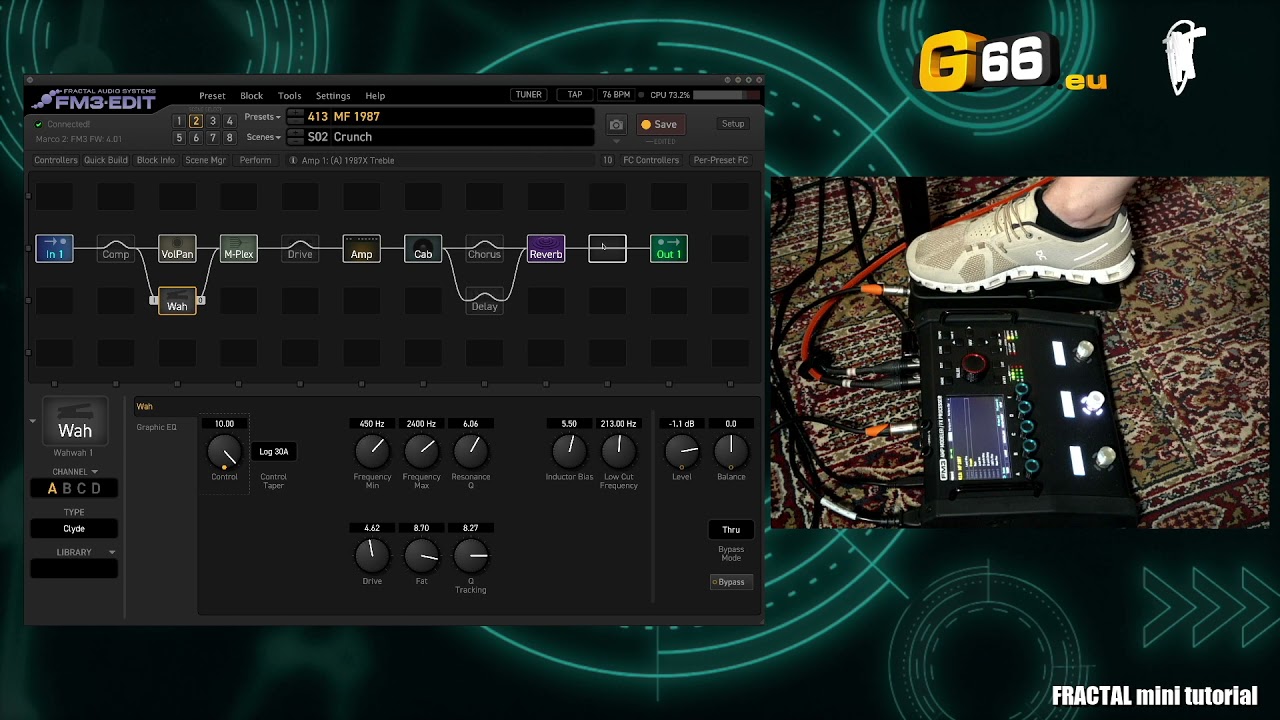 FRACTAL TUTORIAL  How to use a single pedal for Wha and Volume