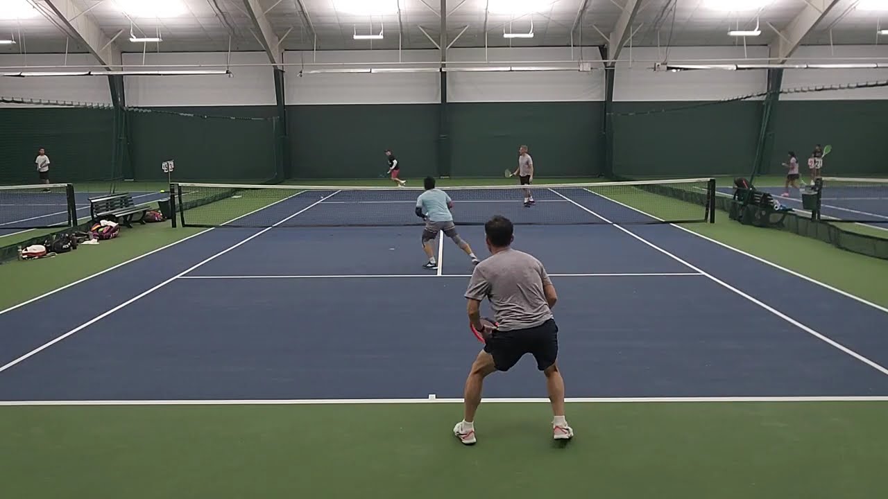 Playing Doubles Match : Court Positioning, Aggressive Net Play and Shot Placement