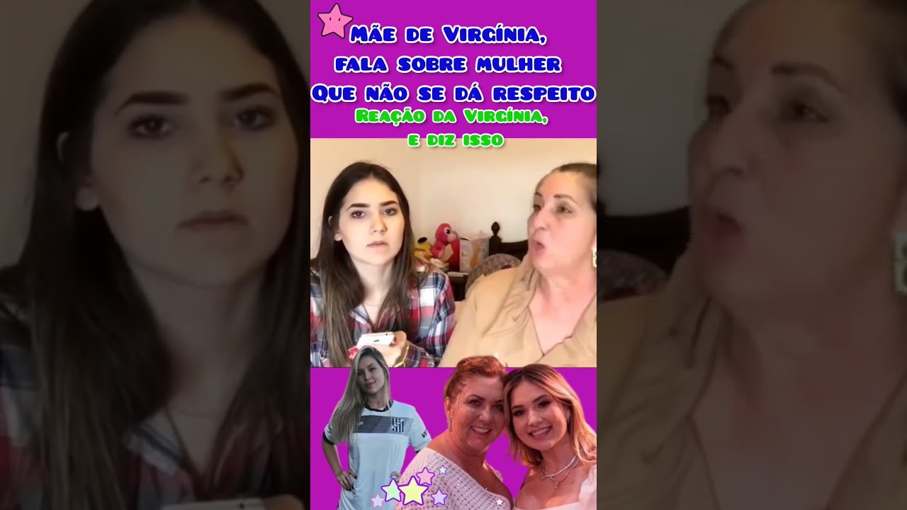 💞Rea&ccedil;&atilde;o da Virg&iacute;nia com a resposta da M&atilde;e Margareth