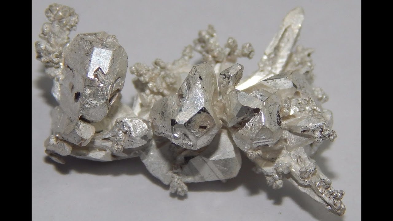 Серебро из раствора серебра в домашних условиях. Кристаллы из серебра.