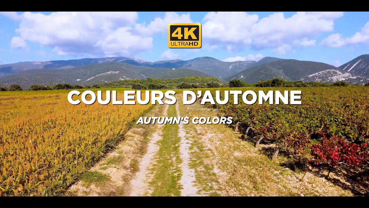 Couleurs d'Automne / Autumn's Colors in Provence [4K]