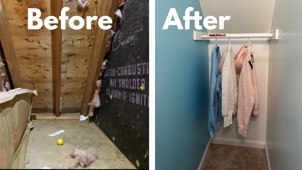 Turn an Attic Knee Wall into a Closet / Cap Cod Knee Wall Solution