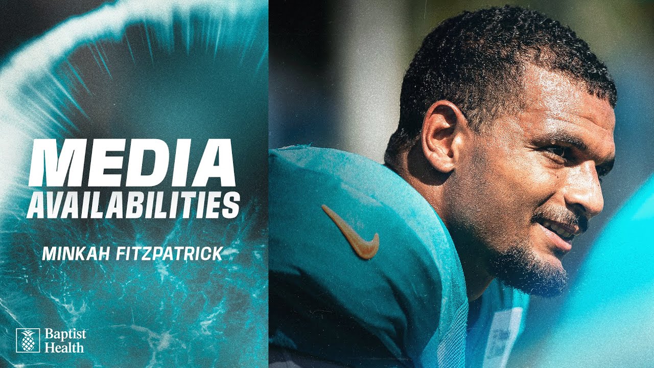 Minkah Fitzpatrick meets with the media | Miami Dolphins