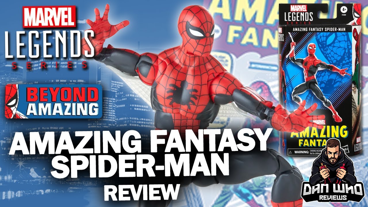 Marvel Legends Amazing Fantasy Spider-Man 60th Anniversary Hasbro Action Figure Review
