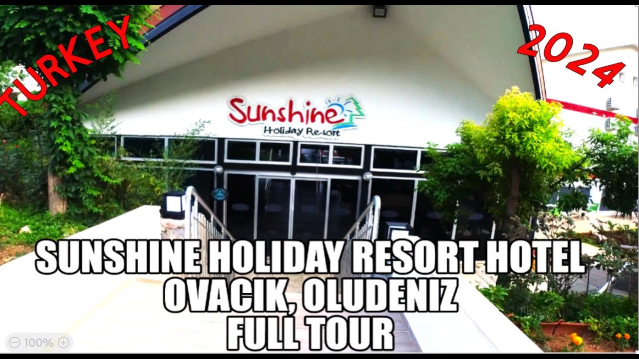 SUNSHINE HOLIDAY RESORT TURKEY OLUDENIZ OVICEK 2024 FULL TOUR SWIM UP ROOMS JACUZZI