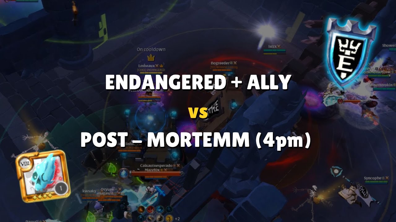 ENDANGERED против Post - Mortemm (4PM) | Точка зрения Perma Caller | Albion Online ZvZ