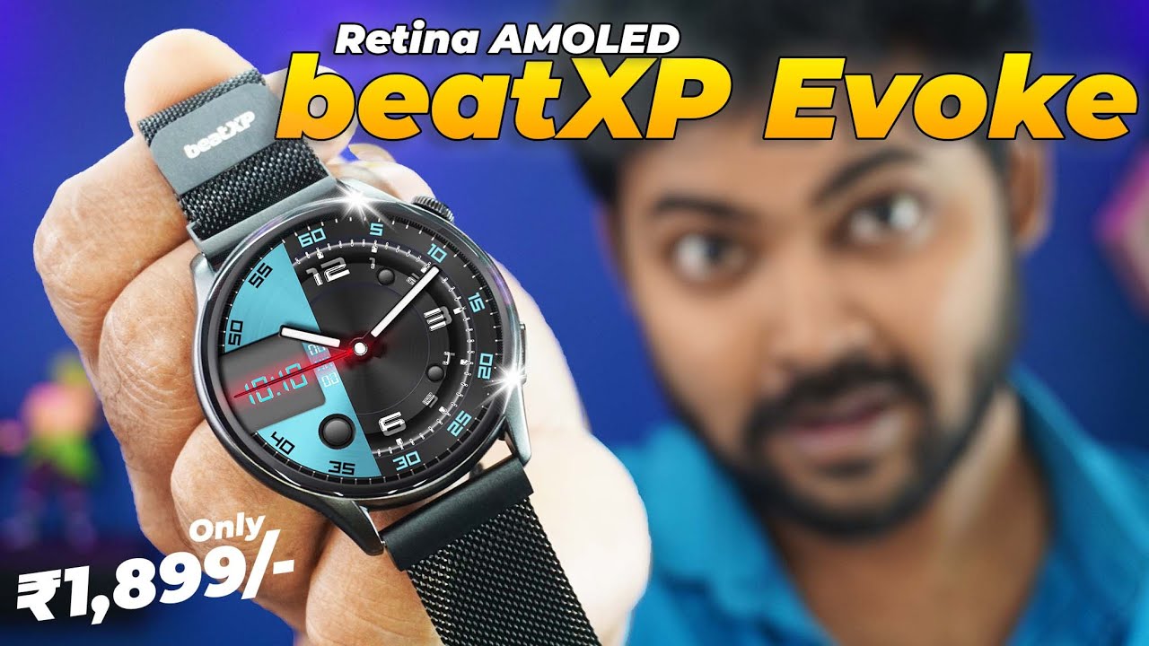 beatXP Evoke 1.43” Super Retina AMOLED Display 😱😍😍 Best AMOLED Smartwatch