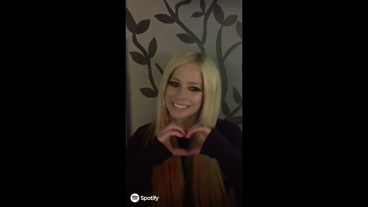 Avril Lavigne presents 