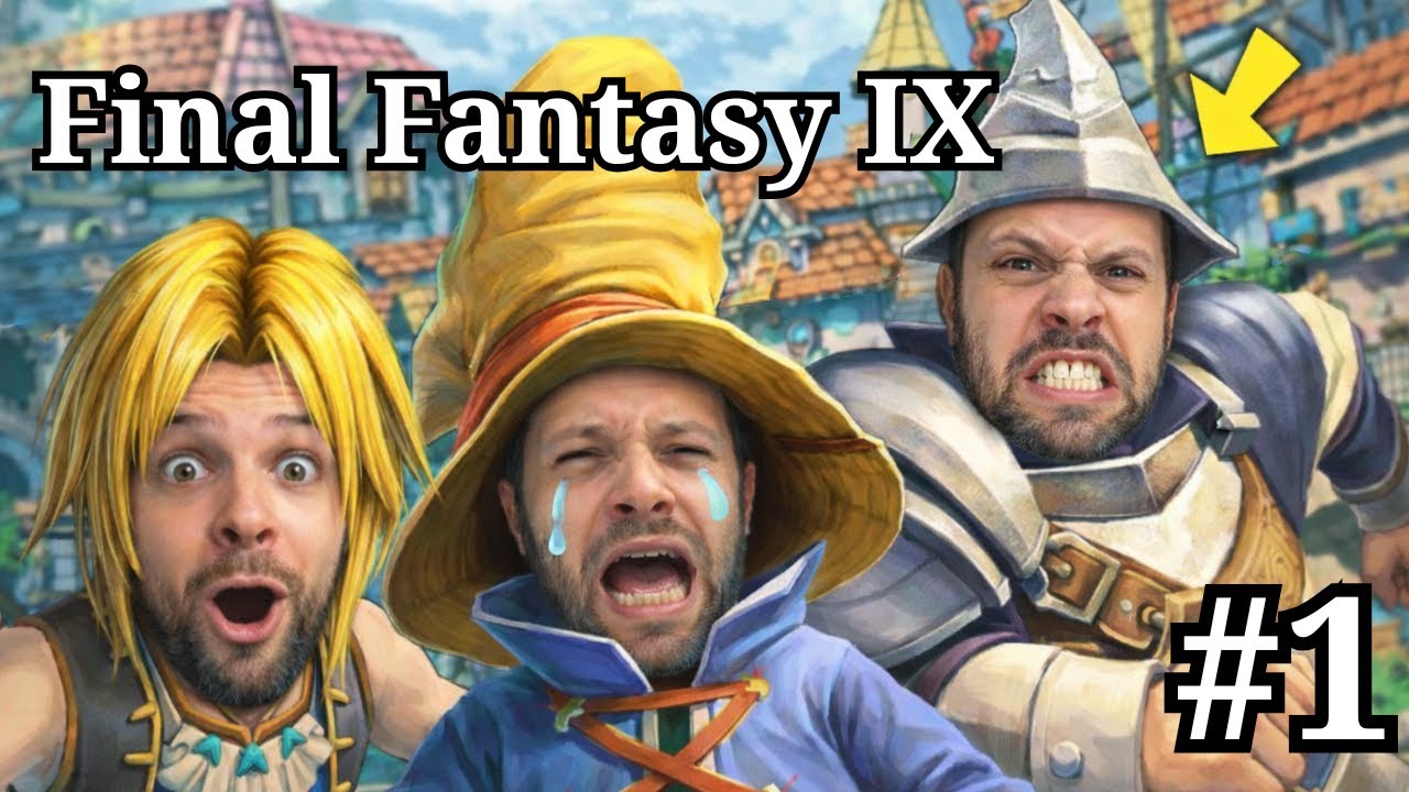 Final Fantasy IX | RPG clássico com um jogador que NÃO é pro 😅 (Live)