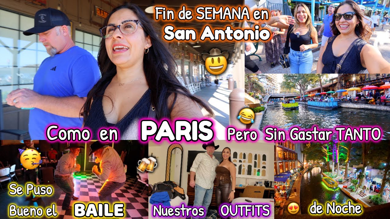 Nos Vamos a San Antonio a una FIESTA🥳🕺🏻Me Siento como en PARIS sin Gastar Tanto😂😭 Looks VAQUERO!!!🤠🐴