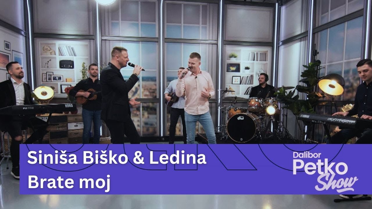 Siniša Biško & Ledina - Brate moj | Dalibor Petko Show | CMC TV