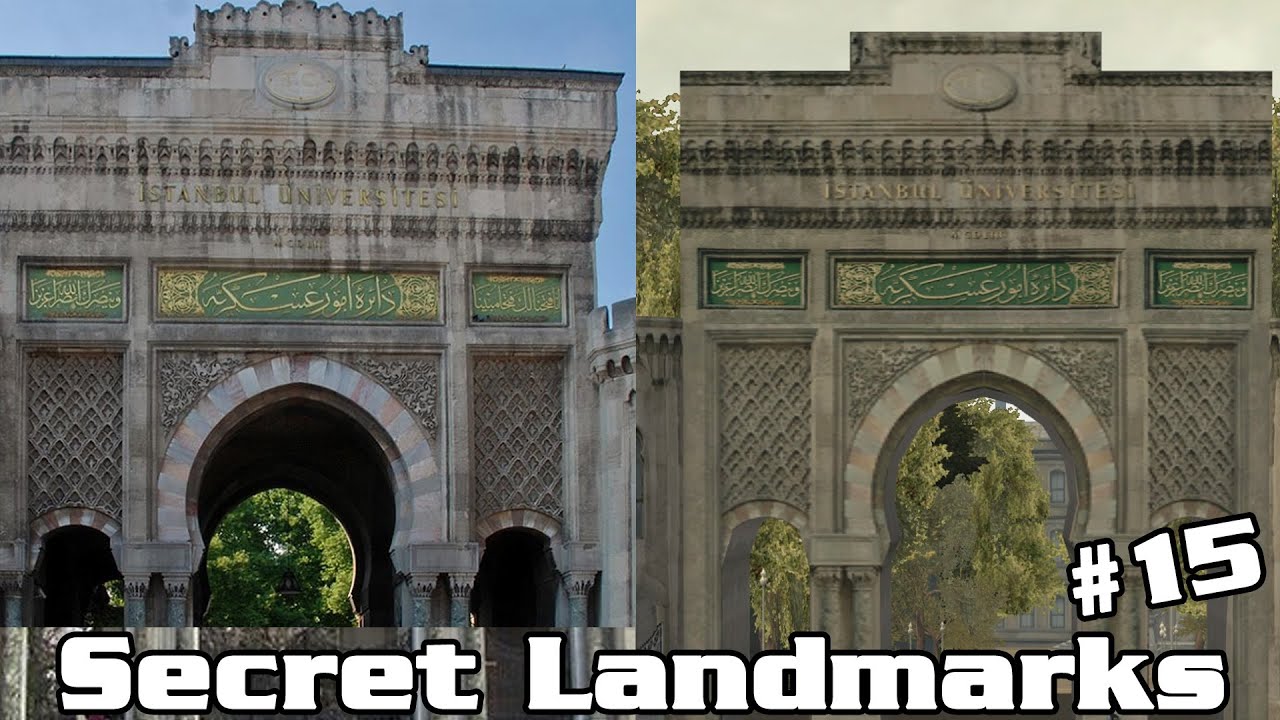 DRIV3R - Secret Landmarks #15 - Istanbul Üniversitesi (Beyazit Tower) + Real Life Comparison