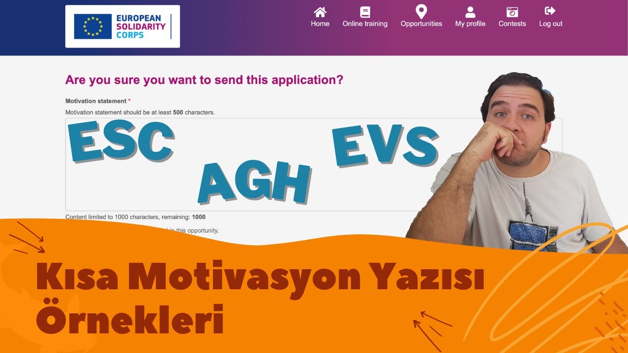 Kısa Motivasyon Yazısı Nasıl Yazılır? | Avrupa Gönüllü Hizmeti EVS / ESC