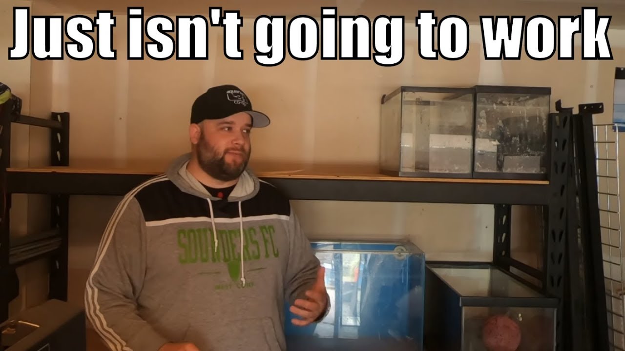 Costco Racks are a NO GO - For Garage Fish Room