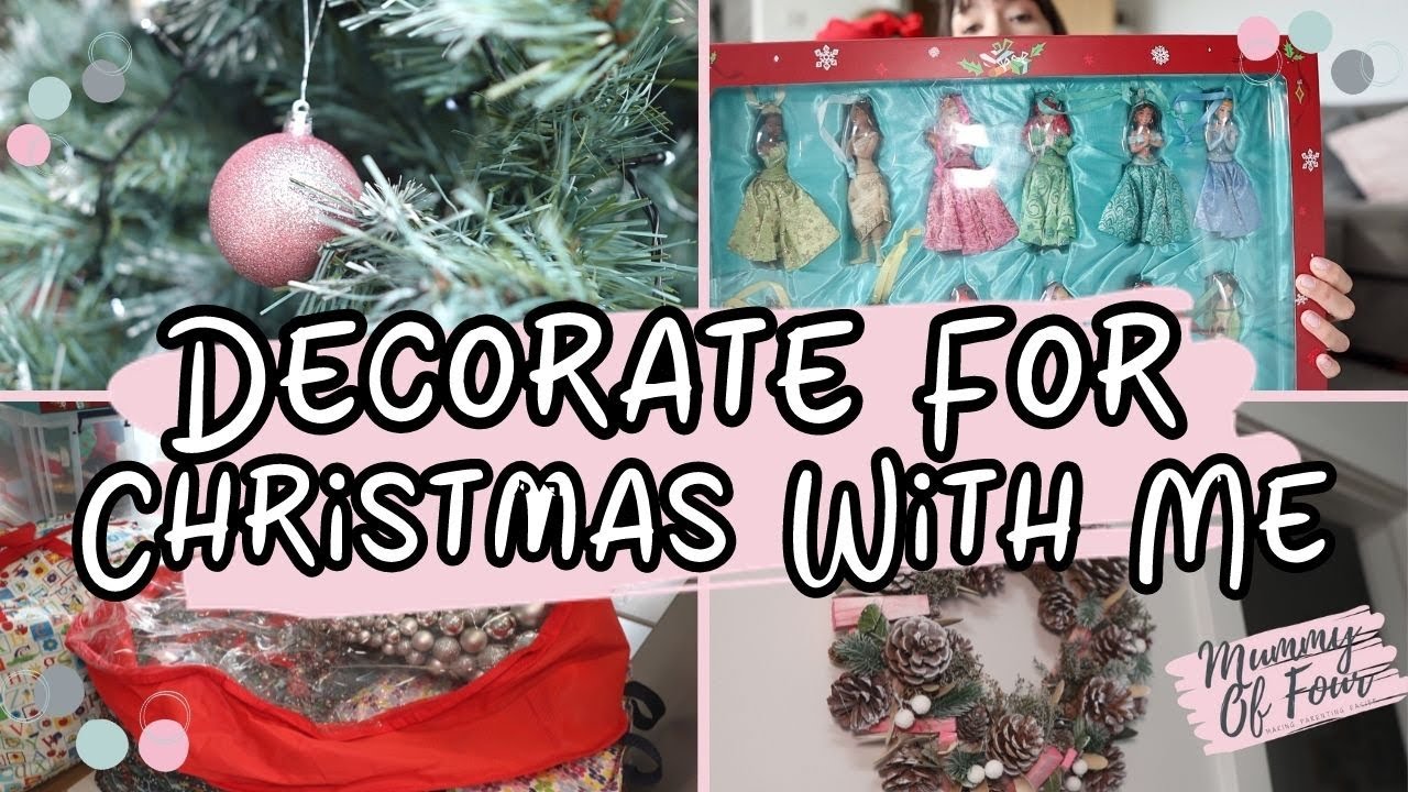 Decorate With Me For Christmas 2021 Vlog | Putting Up The Christmas Tree | Mummy Of Four UK