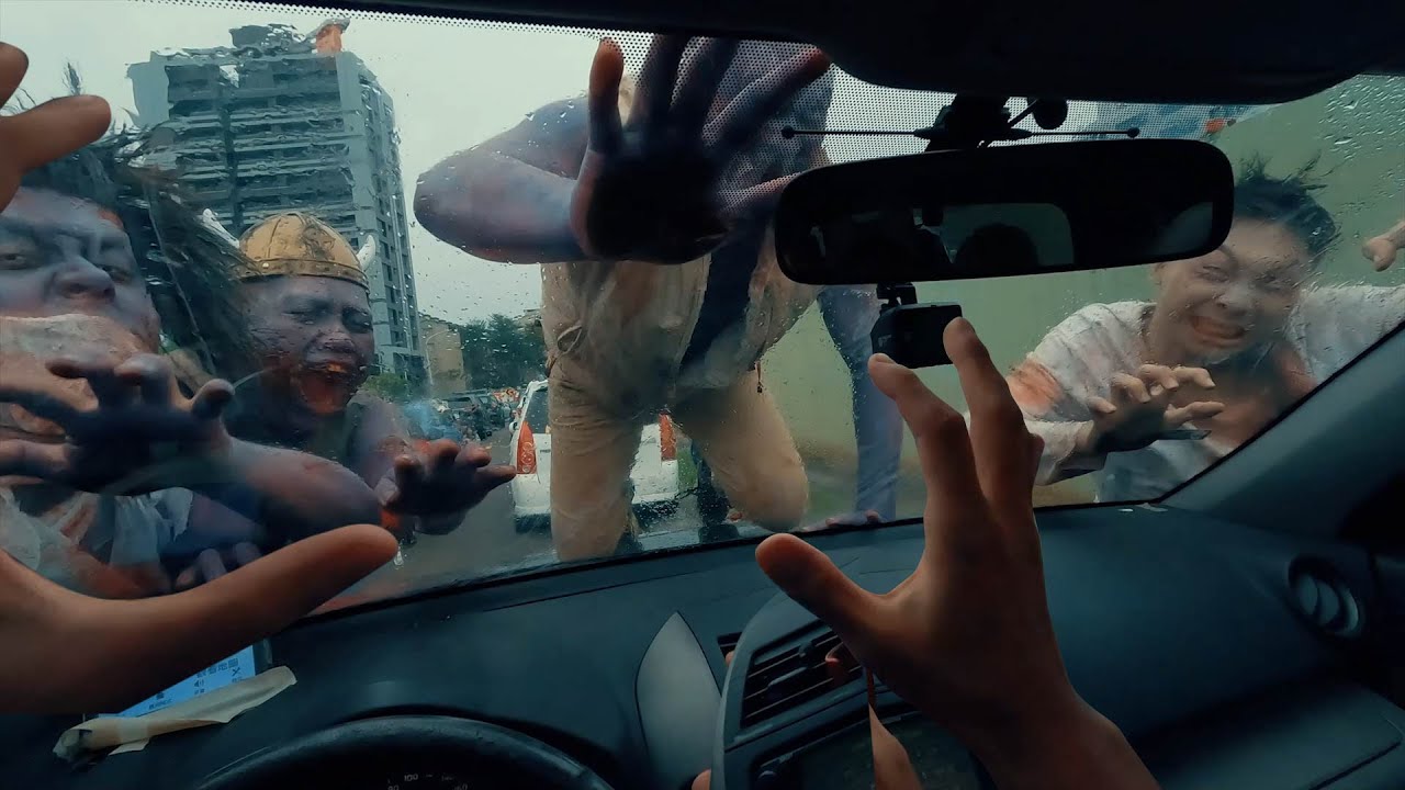 Zombie POV - Maid Rescue fit.ROX 這男人太狠 面對活屍 一次救四個可愛女僕