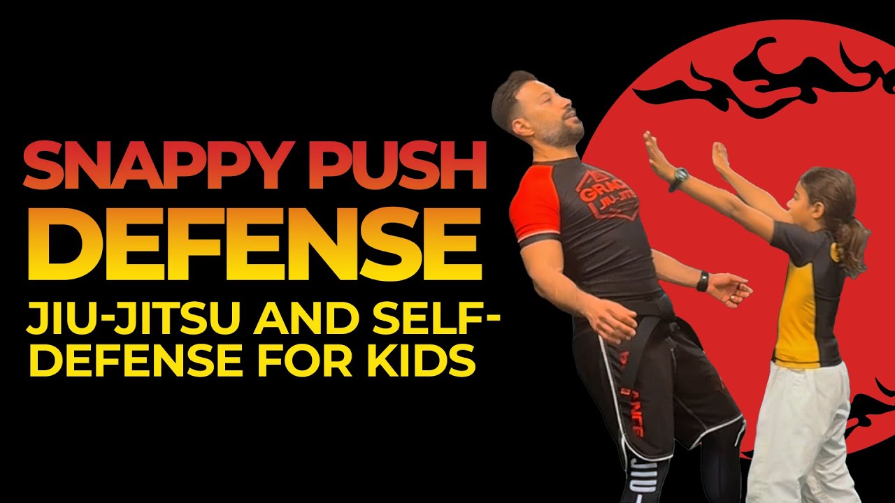 Beginner Jiu-Jitsu Lesson – Snappy Push Defense for Kids
