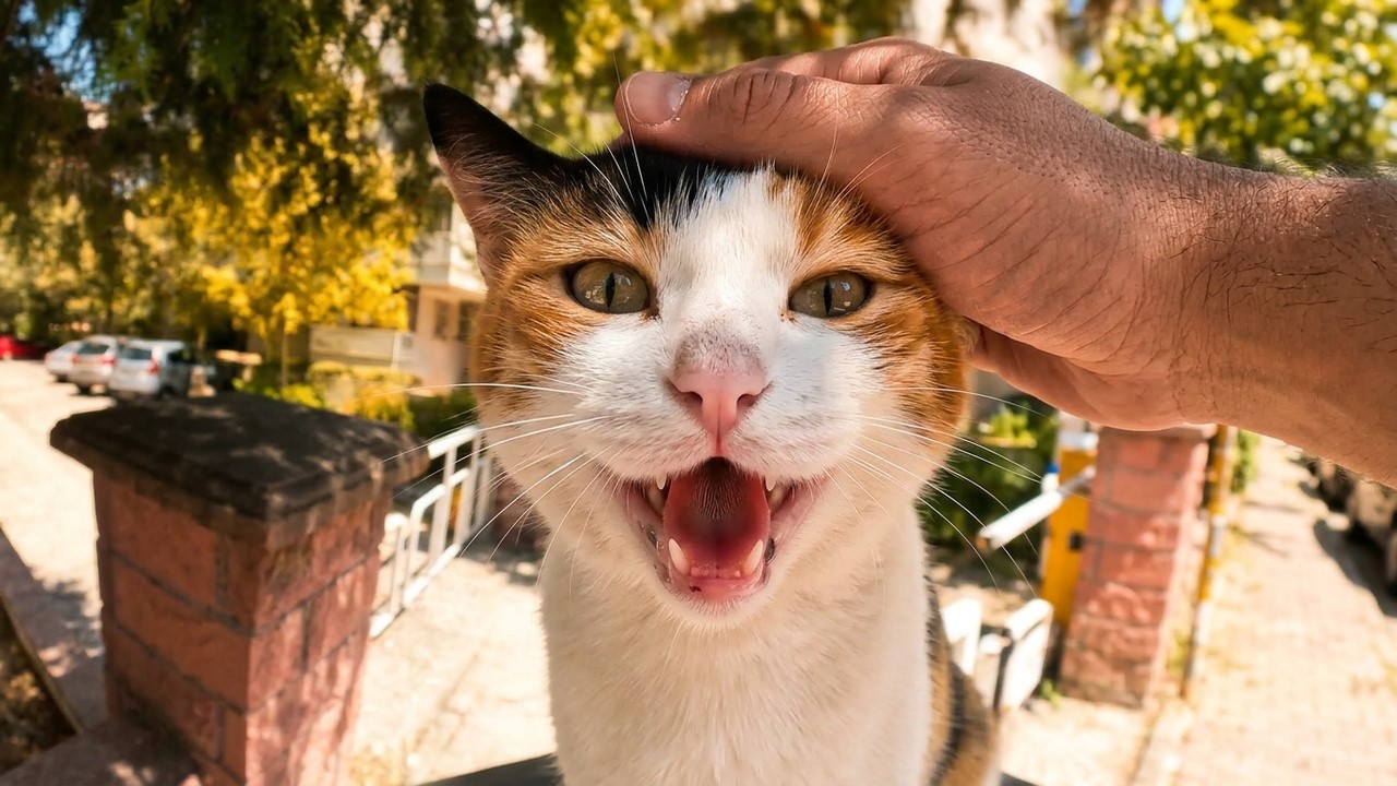 I couldn't see her one whole year yet she remembered me and meowed endlessly!