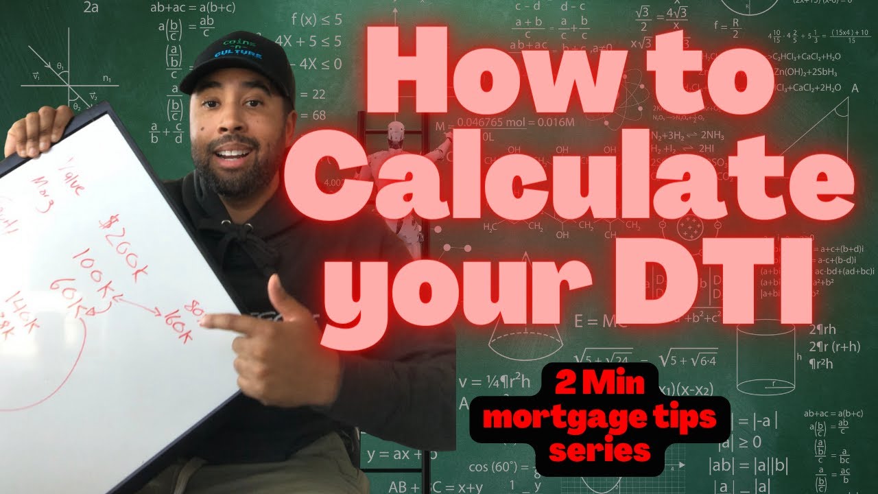 How to calculate your DTI (deb to income ratio) for first time homebuyers.