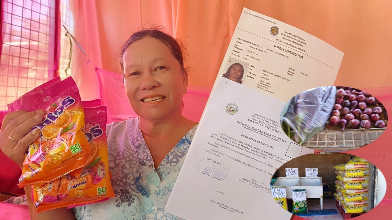 Nag asikaso ng Birth Certificate at nag grocery