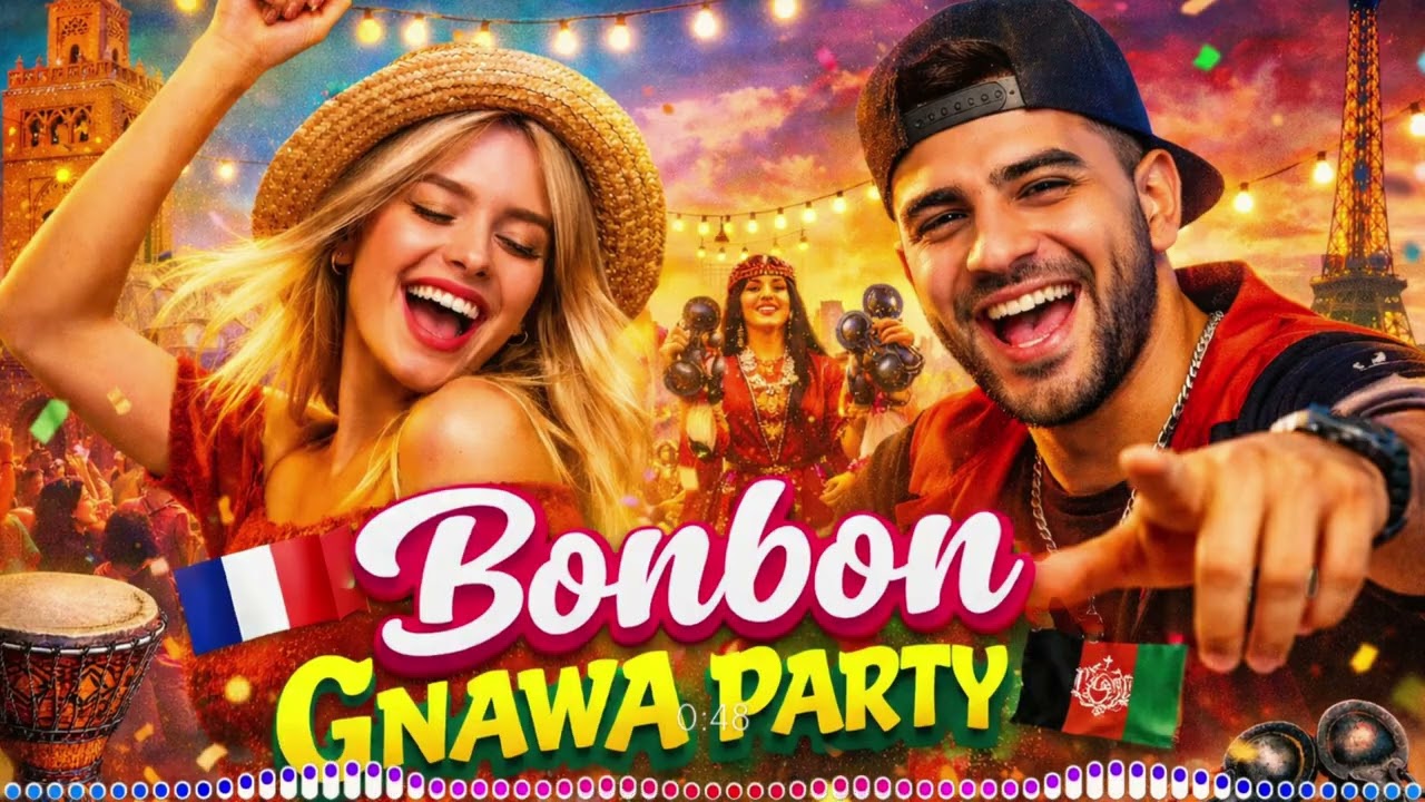 Moroccan Gnawa Remix | BonBon Attan Song | آهنگ مراکشی شاد و ترند