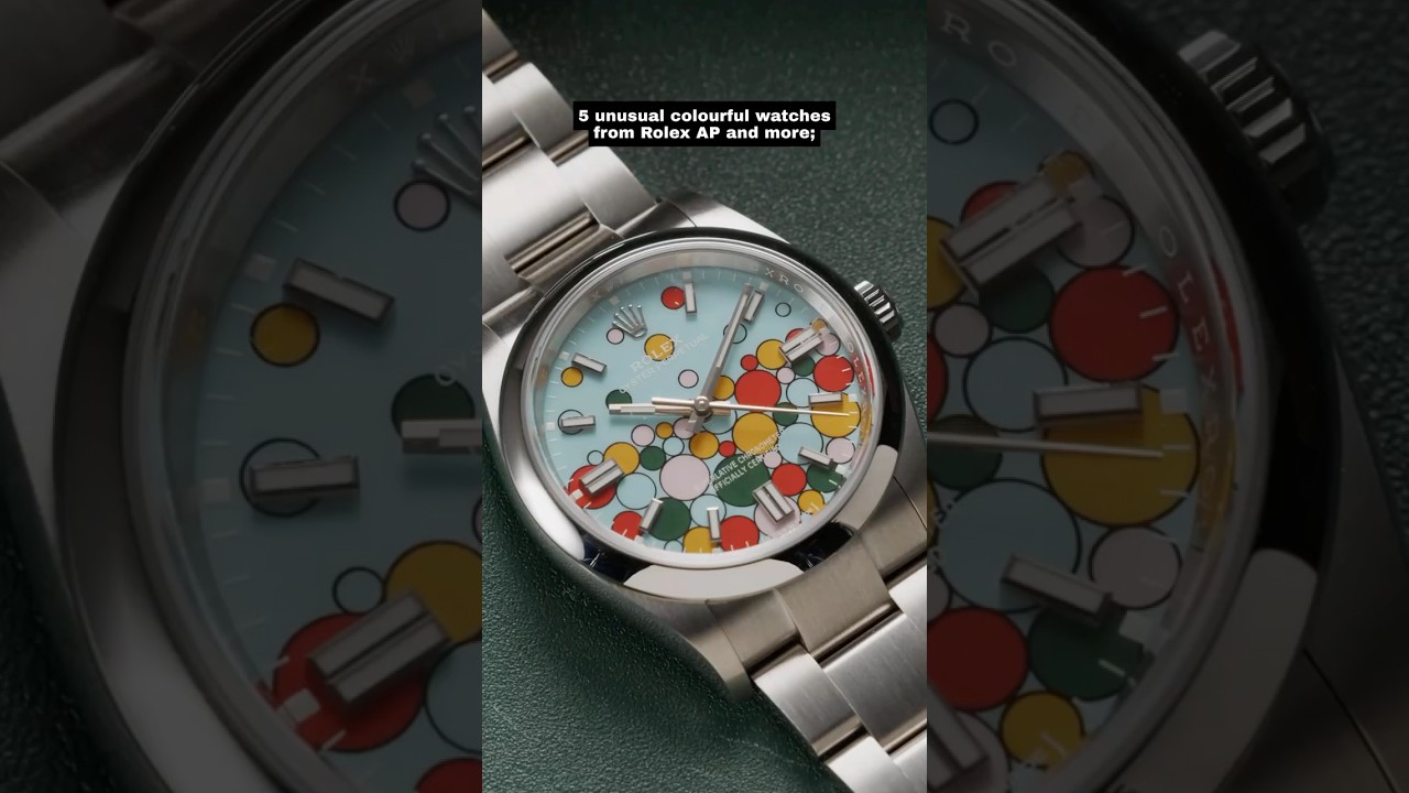 Самые НЕОБЫЧНЫЕ цвета часов от Rolex, AP и Omega