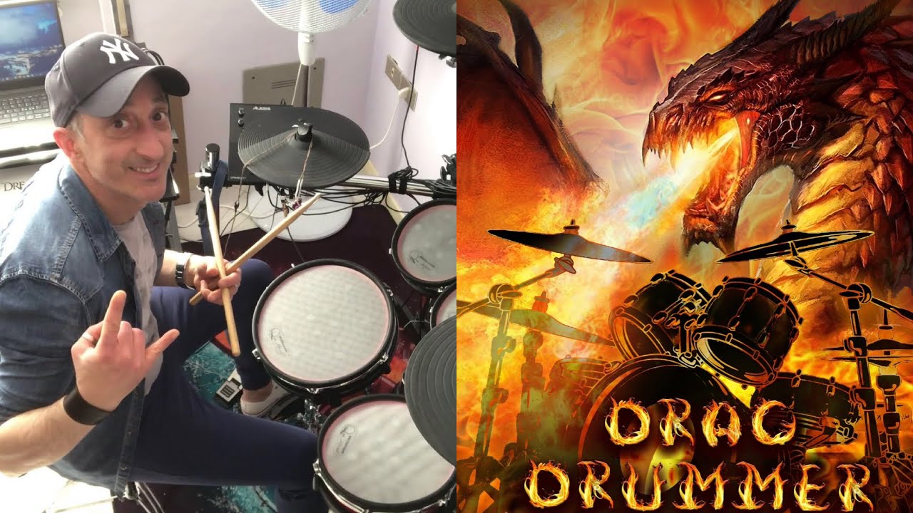 Simple Minds - Glittering Prize (HQ) -  Drumcover by DragDrummer - Alesis Crimson II