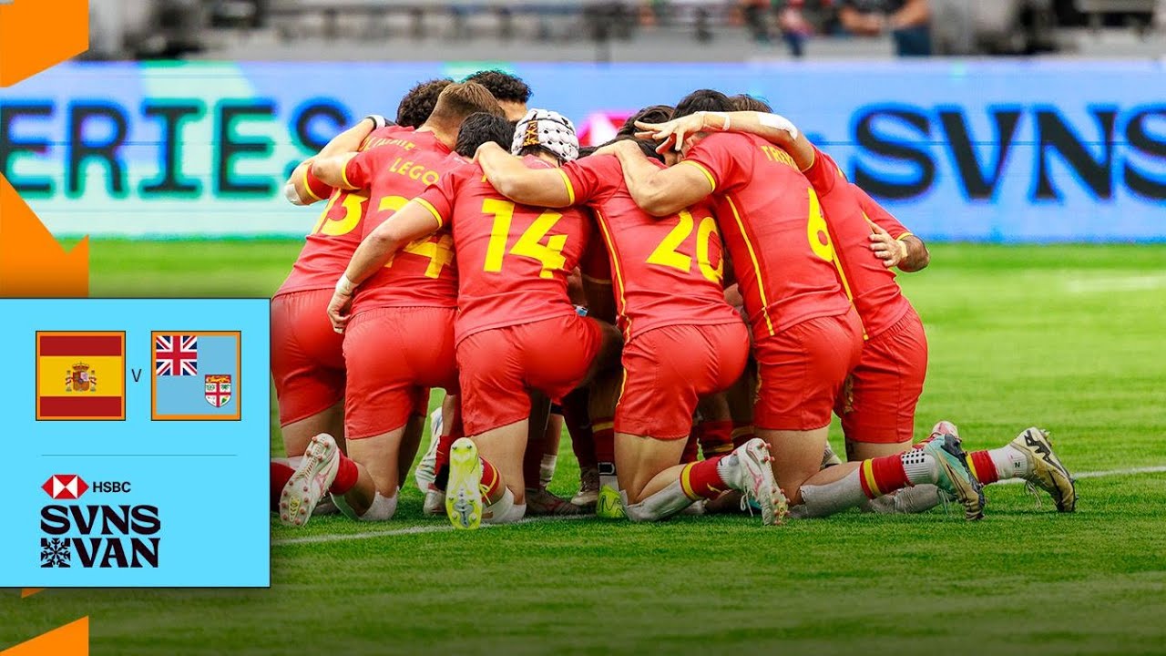 Who takes THIRD in Vancouver? | Spain v Fiji | HSBC SVNS | Third Place Play-Off Match Highlights