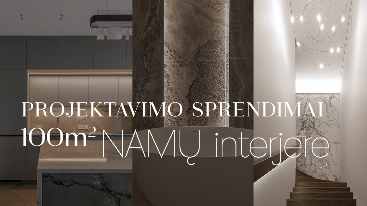 PROJEKTAVIMO SPRENDIMAI 100 kv. m. interjere | Intro Dizainas