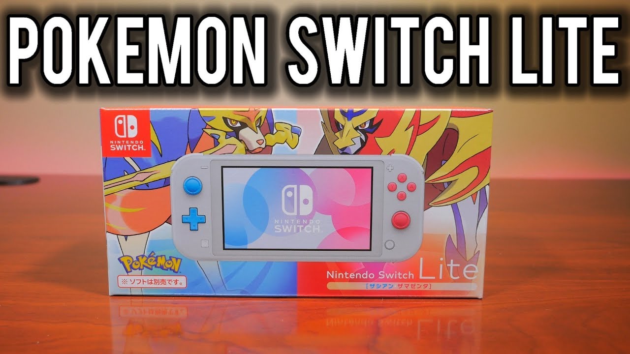 Unboxing the Nintendo Switch Lite Pokemon Zacian and Zamazenta Edition ! | MVG