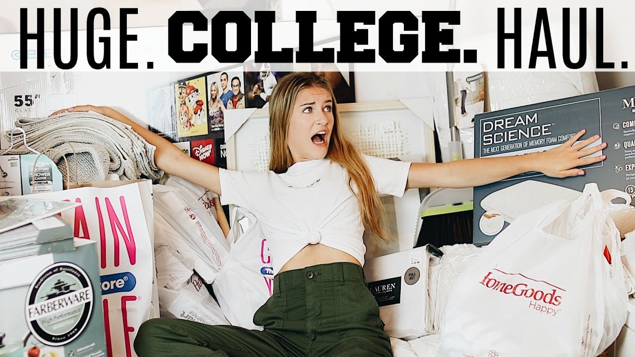 THE BIGGEST COLLEGE HAUL.  EVER.