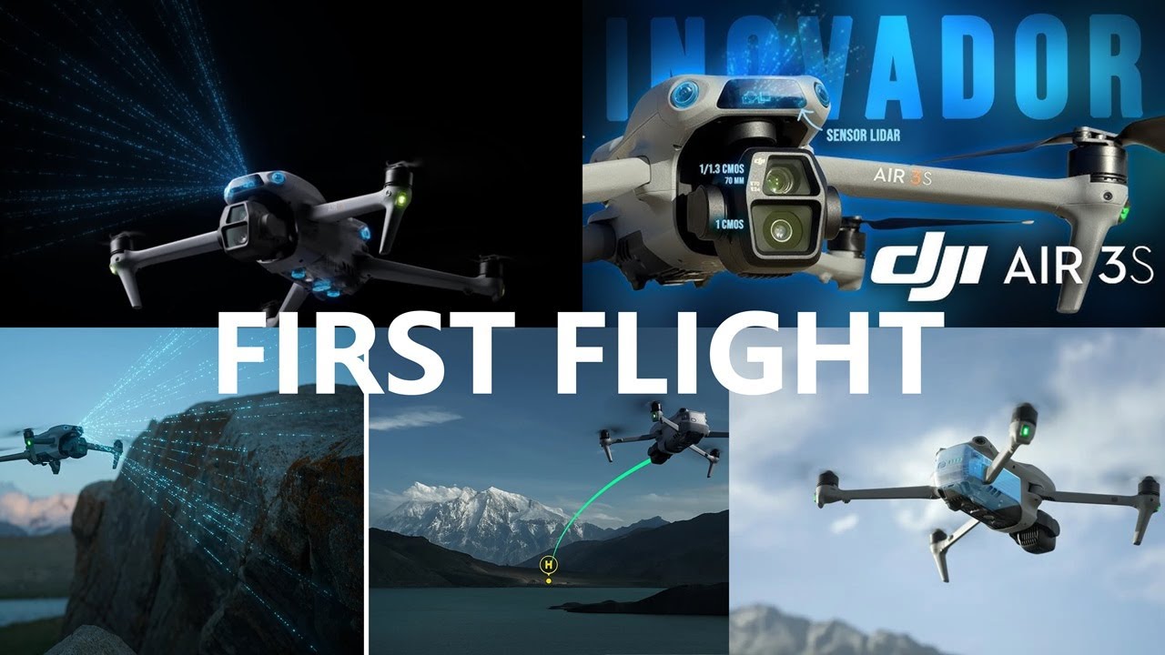 DJI Air 3S First Flight Experience & Smooth Controls and Clear Views | DJI Air 3S Footage | MaicoFpv