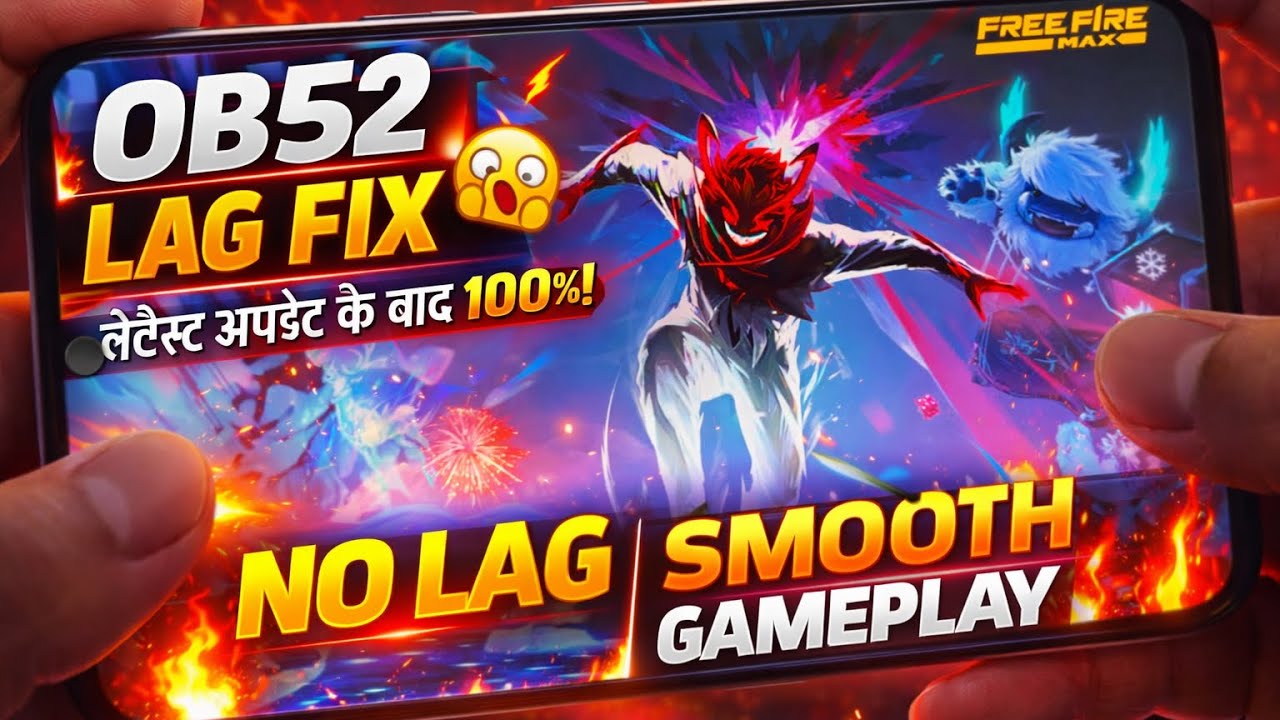 Free Fire OB52 Lag Problem Fix 🔥 | Headshot Nahi Lag Raha? Solution 😱