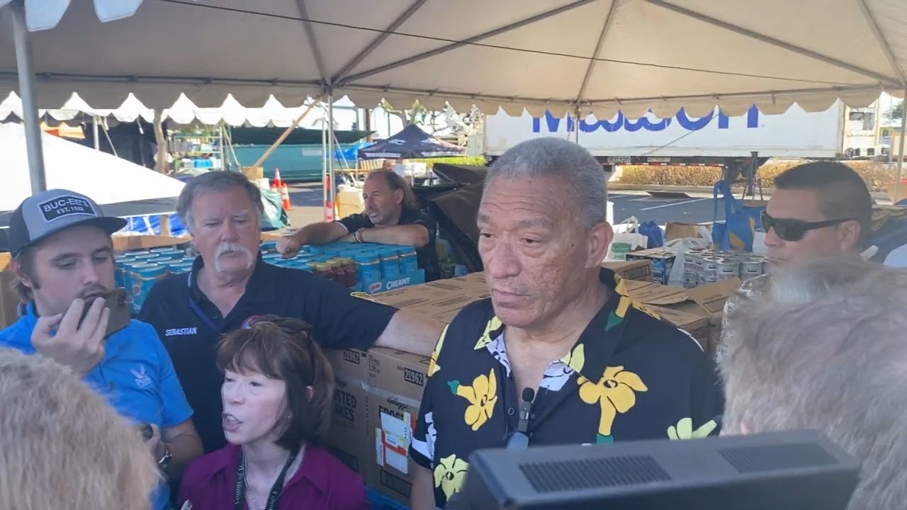 'You're a disaster!' | Maui resident confronts Mayor Bissen at press event in Lahaina