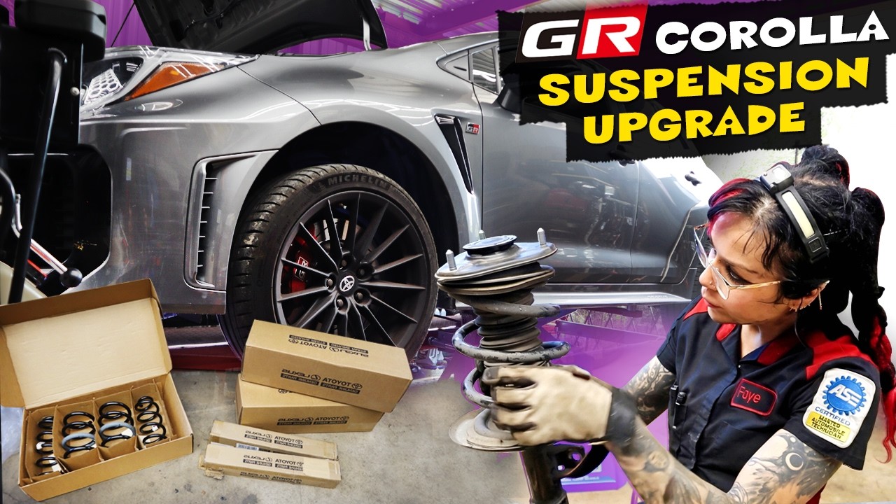 GR Corolla получает обновление подвески!! При поддержке @toyotausa GENUINE ACCESSORIES! #ToyotaPa...