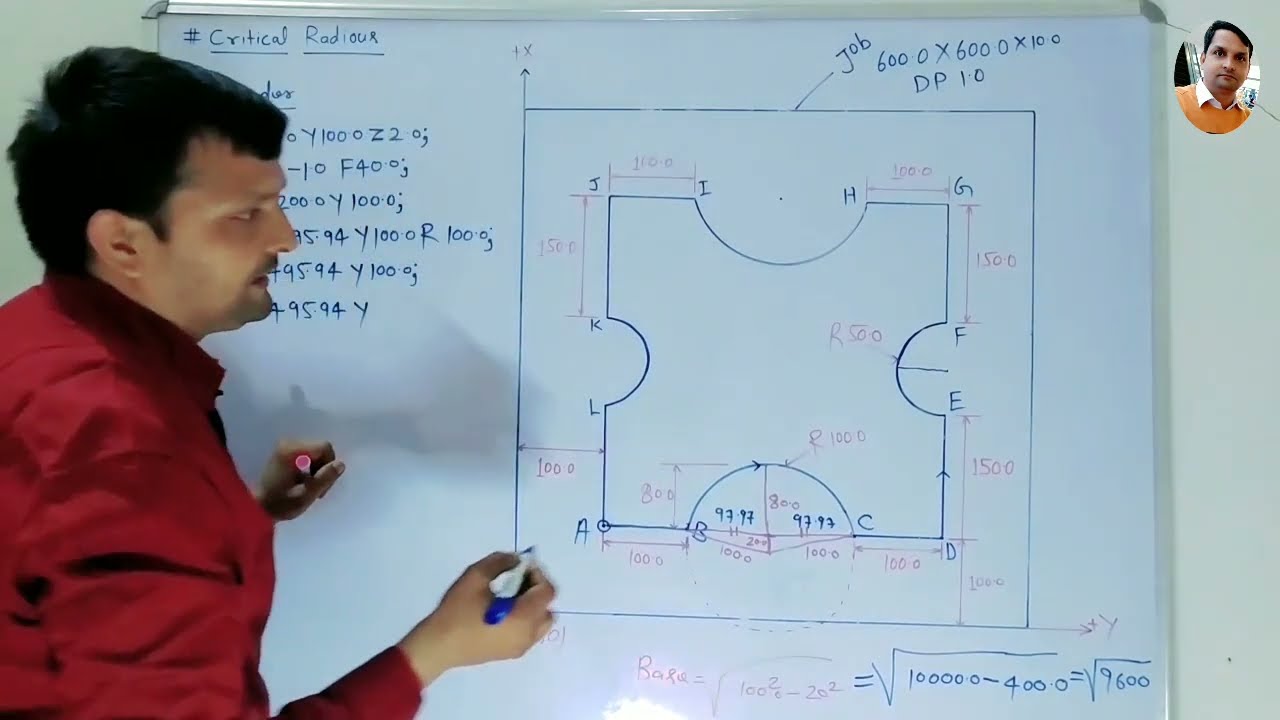 #CRITICAL RADIUS  IN #VMC MACHINE BY VIJAY SIR 8750725636