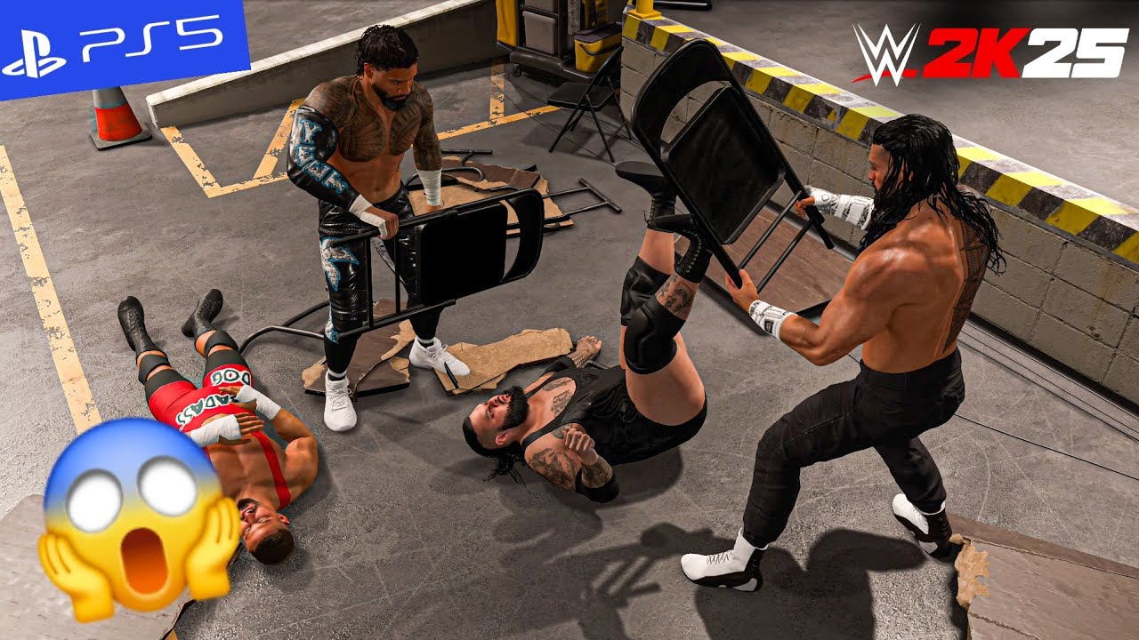 WWE 2K25 — Bloodline Goes Rogue! Роман и Джей Рэк Брейкер и Рид ЗА КУЛИСАМИ | PS5