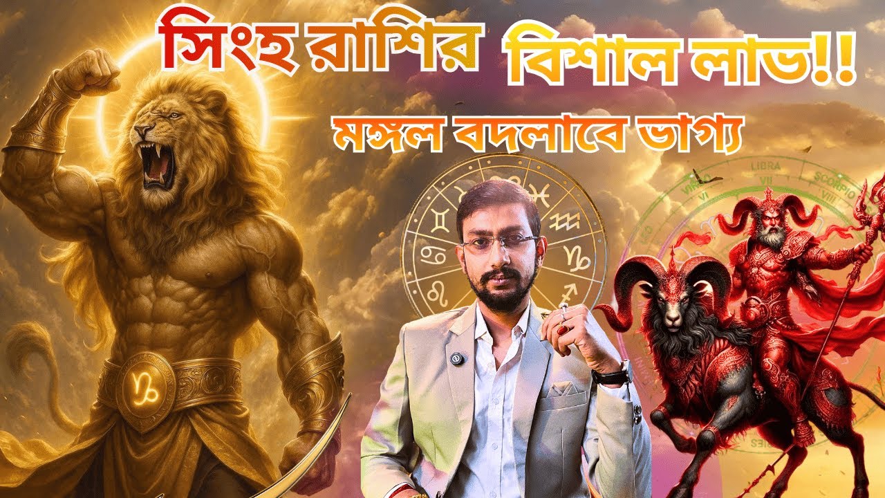 উচ্চস্থ মঙ্গল শুরু! সিংহ রাশির ভাগ্য বদলে যাবে 🚀 | Leo Rashifal