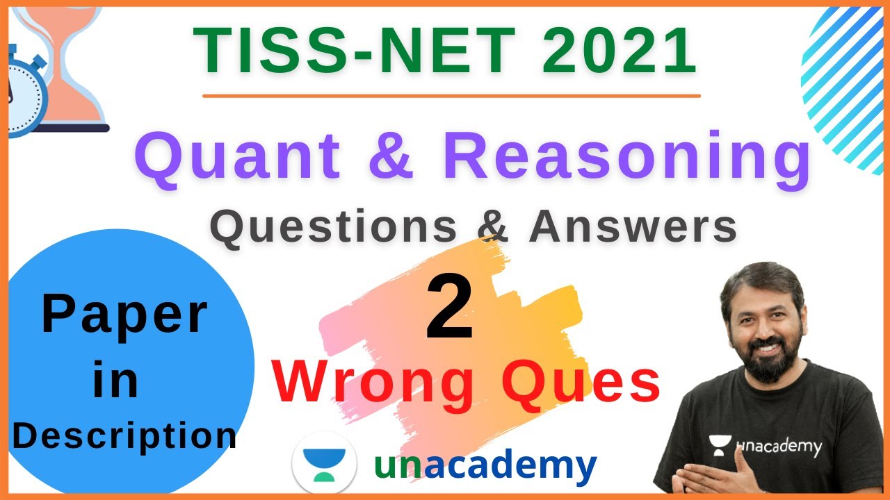 TISS NET 2021 |  2 Wrong Que | Quant and Reasoning Questions | Complete Paper | Ronak Shah